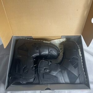 Burton Moto Freestyle Snowboard Boots Mens Size 15 Black Speed Zone Lacing Ride